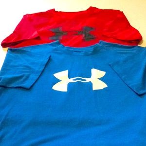 2 Under Armour Shirts for Boys